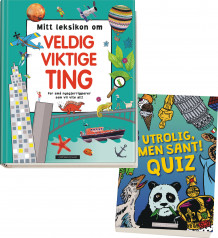 Mitt leksikon om veldig viktige ting og quizbok (Pakke)