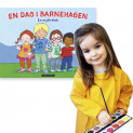 Omslag - En dag i barnehagen og forkle