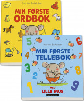 Min første ordbok og Min første tellebok med Lille Mus av Martina Badstuber (Pakke)
