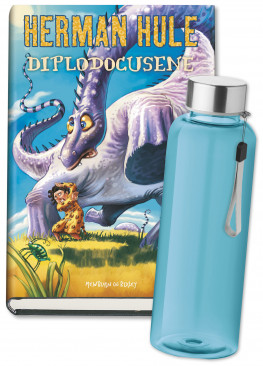 Omslag - Herman Hule 4: Diplodocusene og drikkeflaske