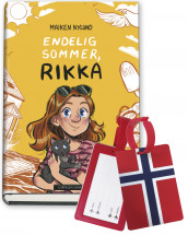 Endelig sommer, Rikka og bagasjelapp av Maiken Nylund (Pakke)