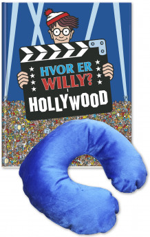 Hvor er Willy i Hollywood og nakkepute av Martin Handford (Pakke)