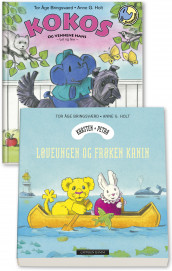 Kokos og vennene hans og Løveungen og Frøken Kanin - pappbok  av Tor Åge Bringsværd (Pakke)