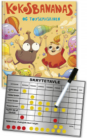 Kokosbananas og tøysemaskinen og skrytetavle av Rolf Magne G. Andersen og Victoria H. Hamre (Pakke)