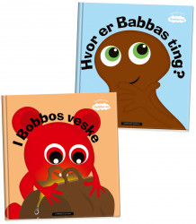 Babblarna – I Bobbos veske og Hvor er Babbas ting? av Anneli Tisell (Pakke)