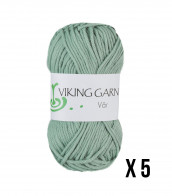 Omslag - 250 g Viking Garn Vår - mint