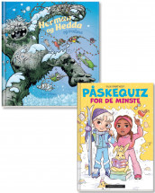 Herman og Hedda og trollene og Påskequiz for de minste av Silje Grøtvedt (Pakke)