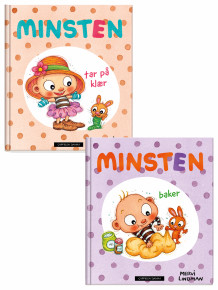 Minsten tar på klær og Minsten baker av Mervi Lindman (Pakke)